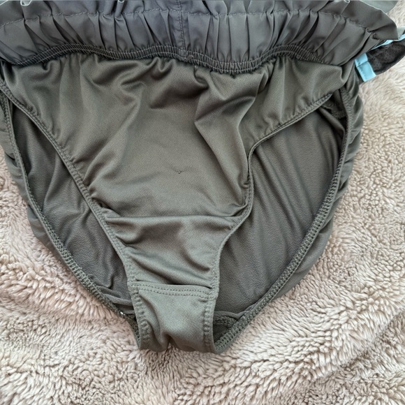 Nike Dr-Fit Standard Running shorts Sz M olive green pull toggle elastic waist - Picture 6 of 9